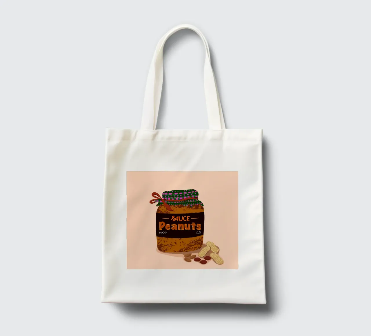 Salsa di arachidi borsa in juta da Keva Epale