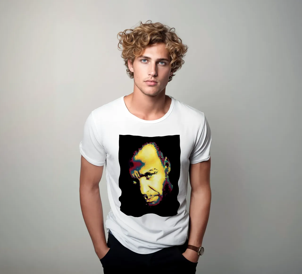 Ritratto di Tim Lindemann t-shirt da Lembayung art
