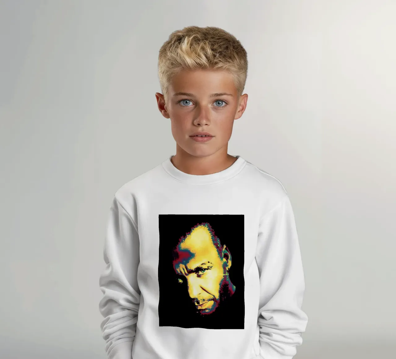 Ritratto di Tim Lindemann felpa bambino da Lembayung art