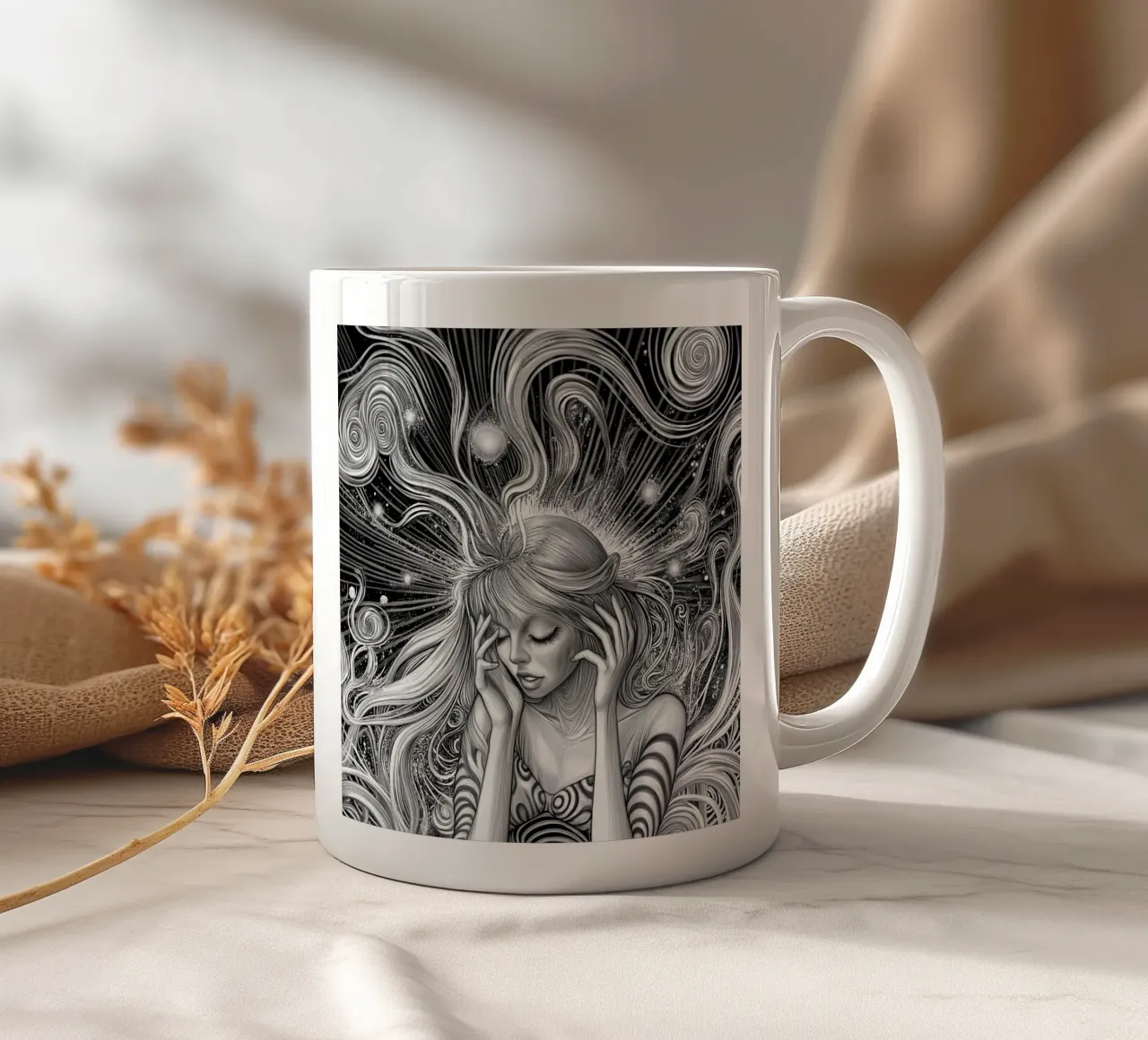 Mente occupata tazza in ceramica da Motivate-Today
