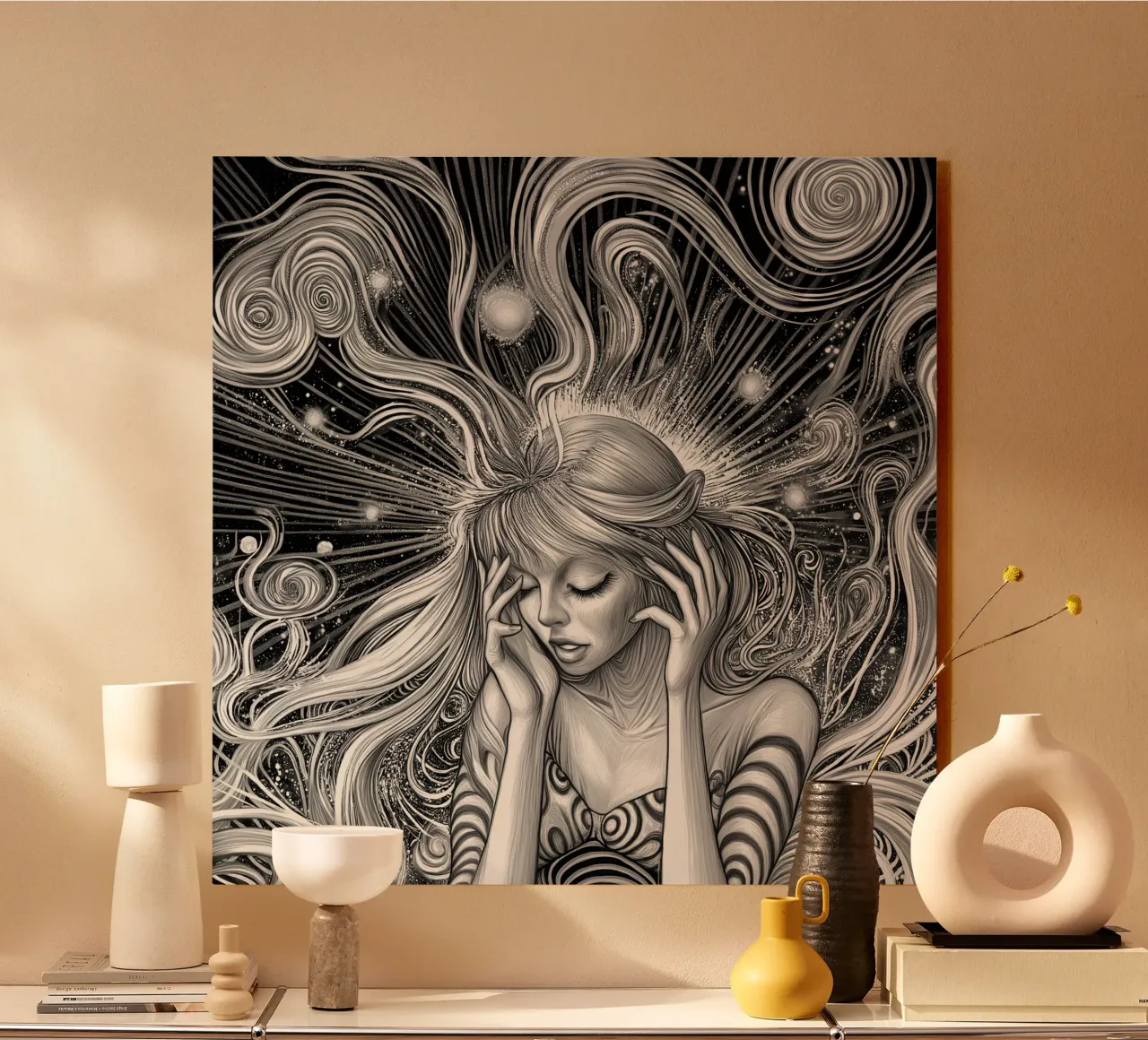 Mente occupata plexiglass da Motivate-Today