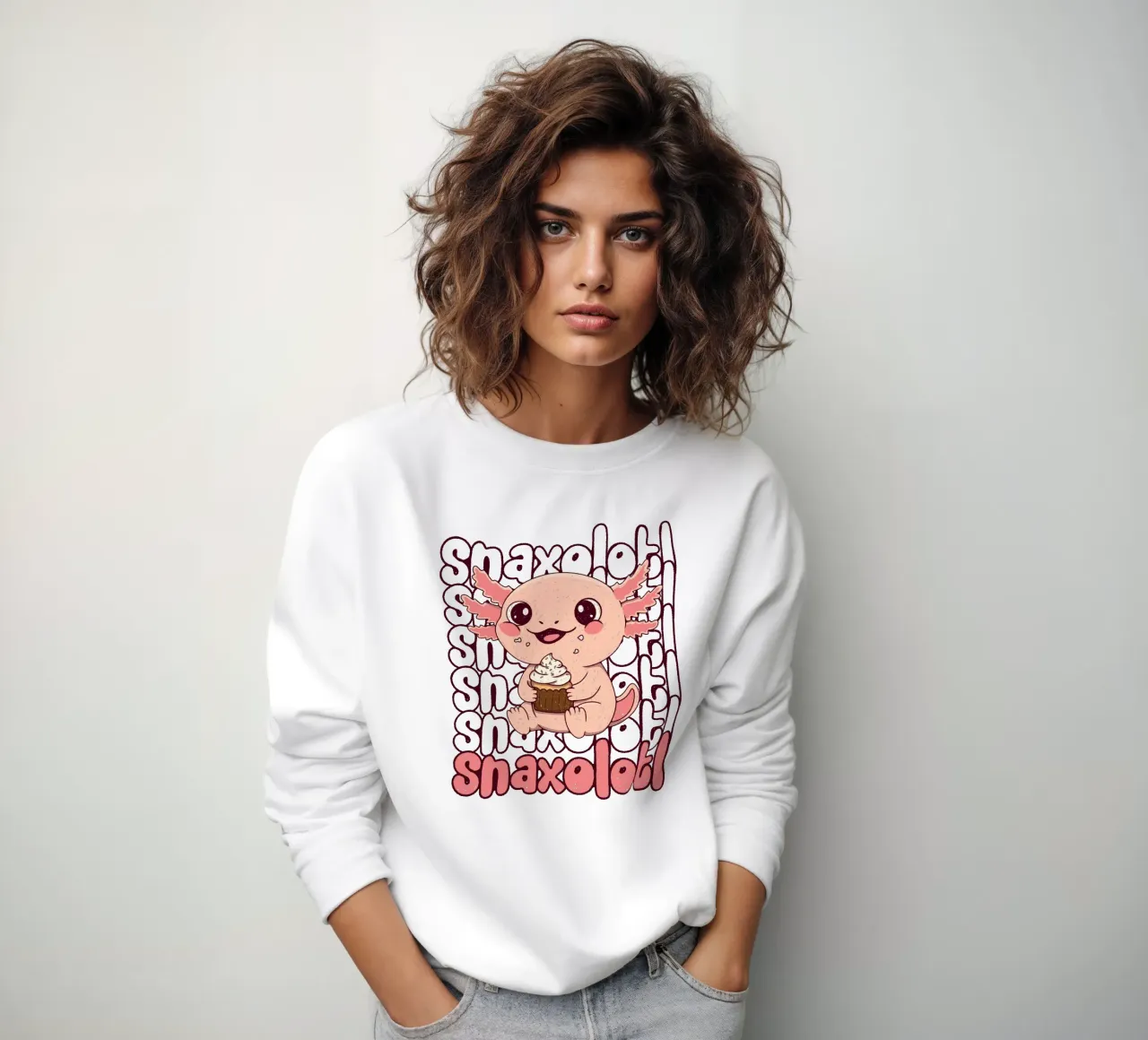 Snaxolotl sudadera de Loobs