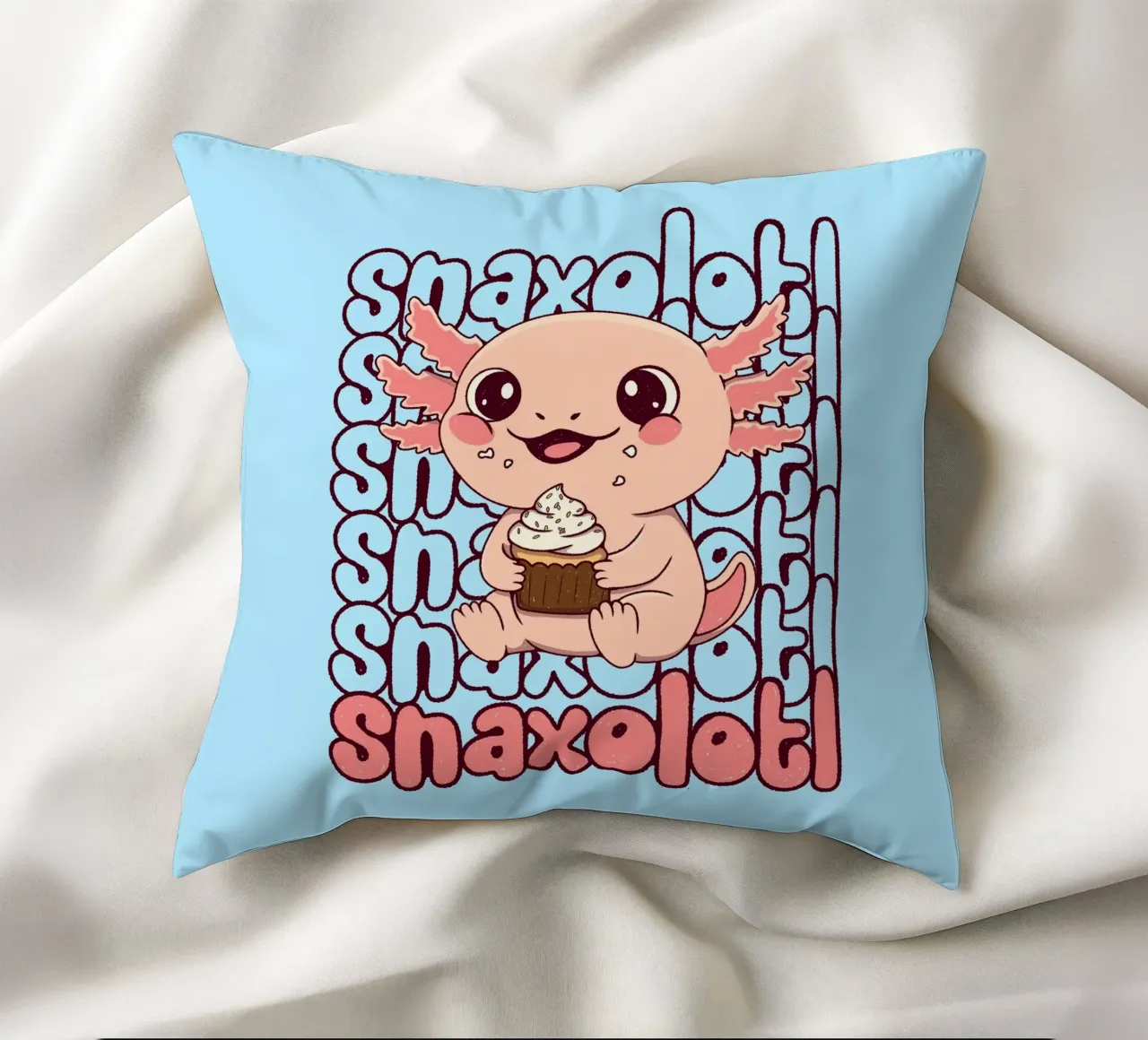 Snaxolotl cuscino da Loobs