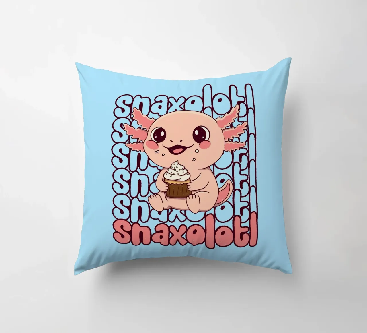 Snaxolotl cuscino da Loobs