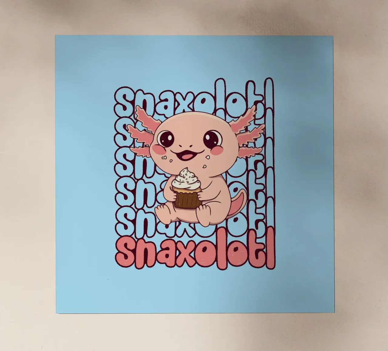 Snaxolotl pellicola backlit da Loobs
