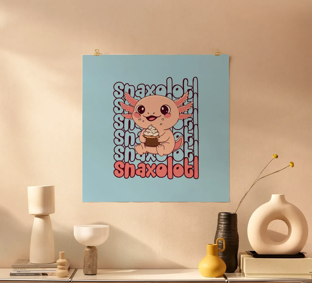 Snaxolotl carta hahnemühle da Loobs