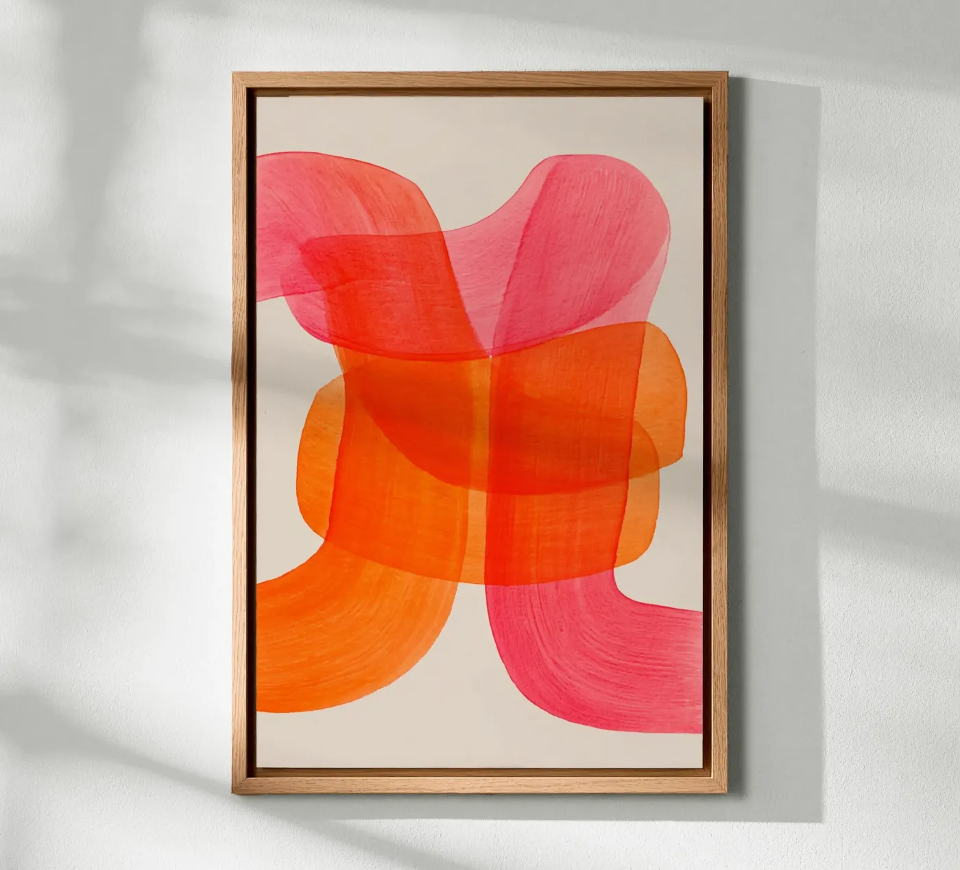 Lines swing orange forex plate by Carinaprint