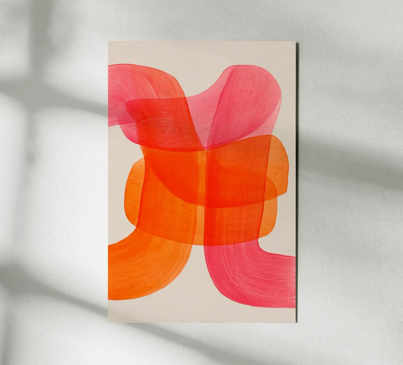 Lines swing orange forex plate by Carinaprint
