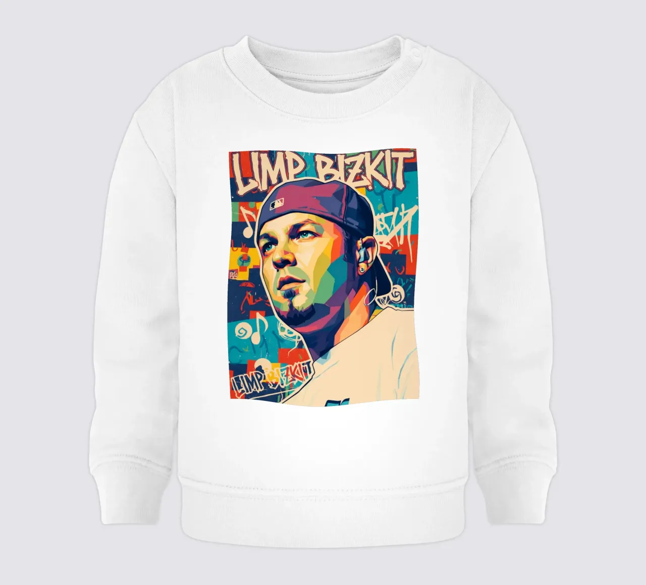 Fred Durst Limp Bizkit pop art felpa neonato da Hantamrata