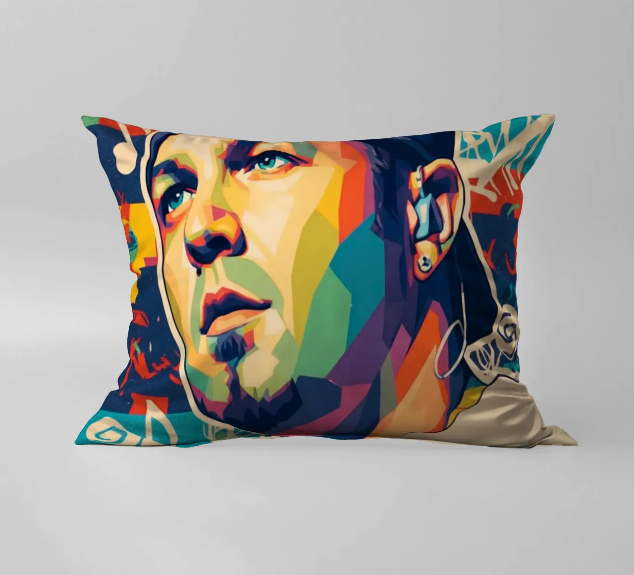 Fred Durst Limp Bizkit pop art cuscino da Hantamrata