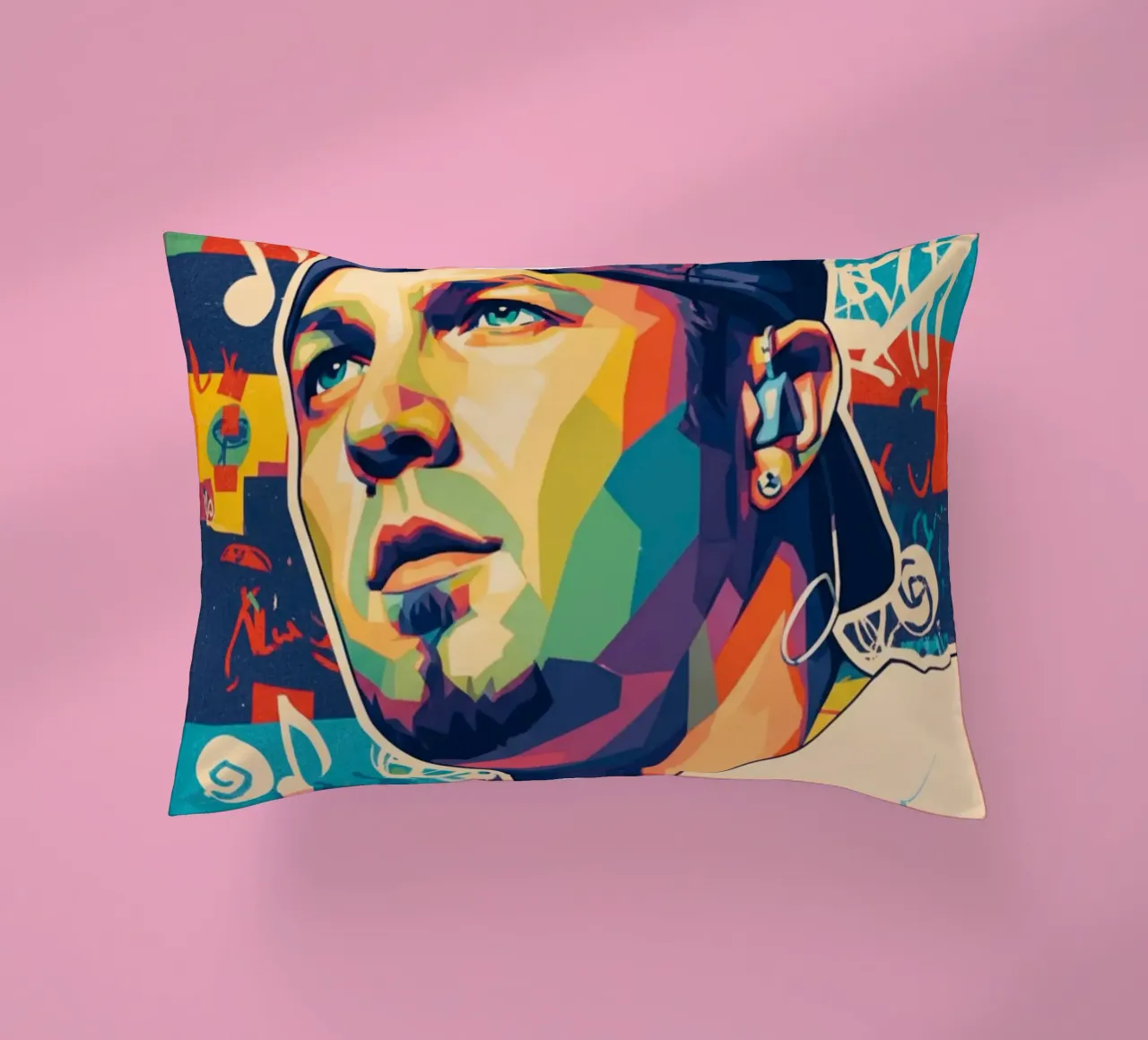 Fred Durst Limp Bizkit pop art cuscino da Hantamrata