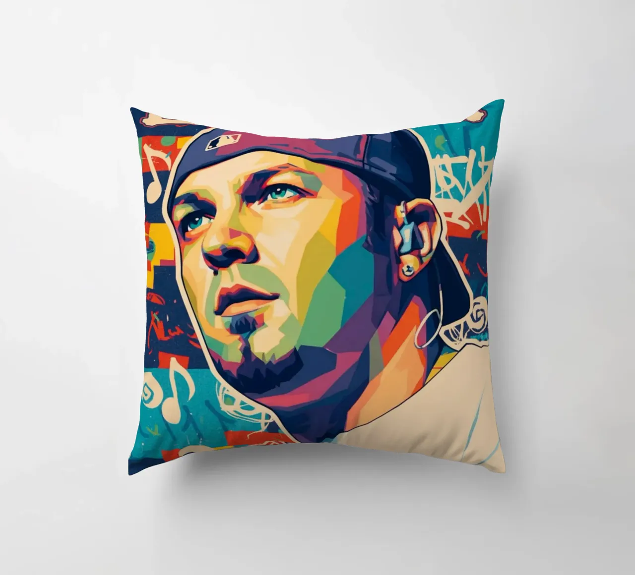 Fred Durst Limp Bizkit pop art cuscino da Hantamrata