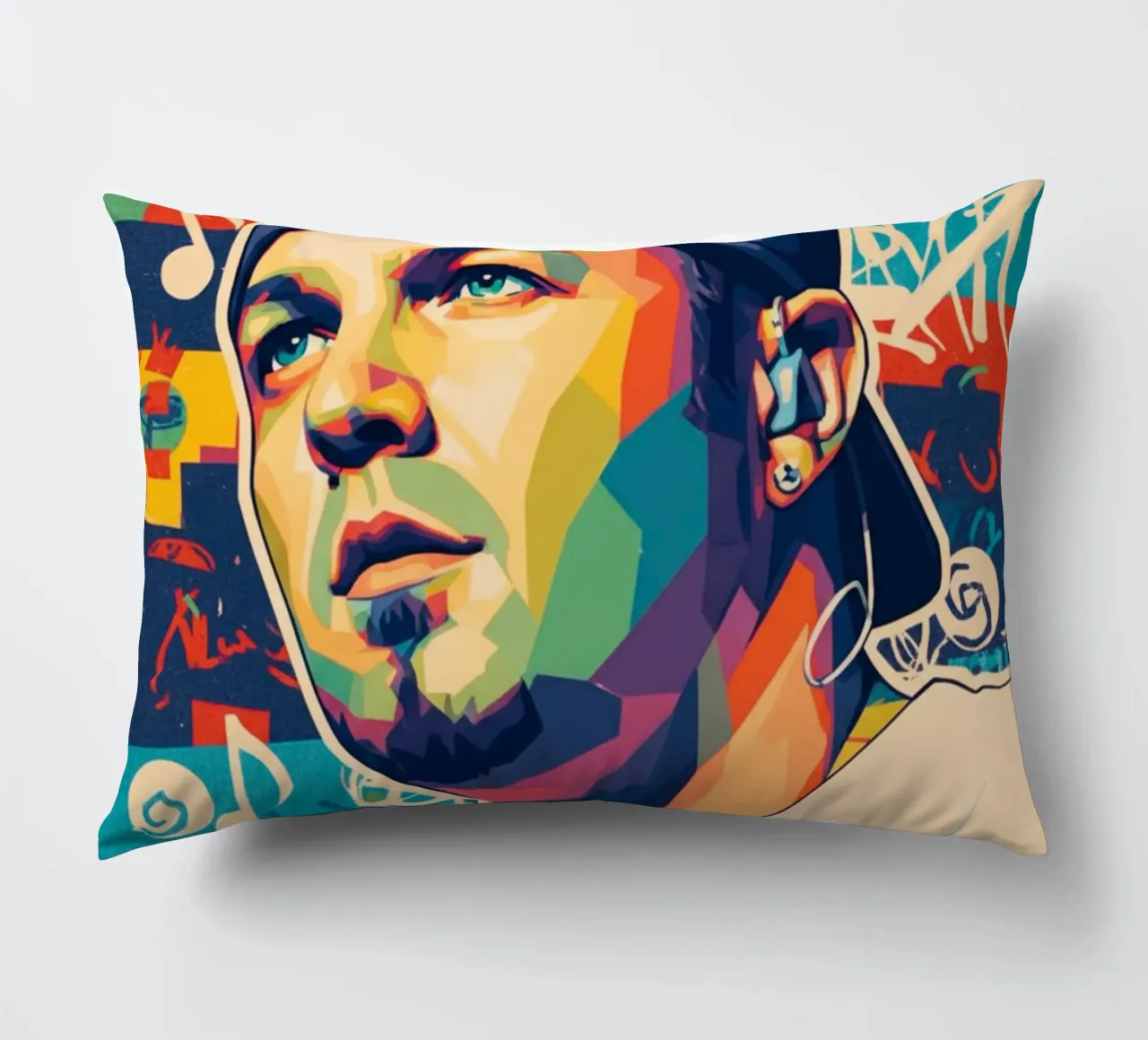 Fred Durst Limp Bizkit pop art cuscino da Hantamrata
