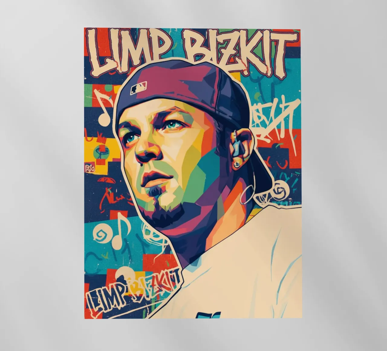 Fred Durst Limp Bizkit pop art pellicola backlit da Hantamrata