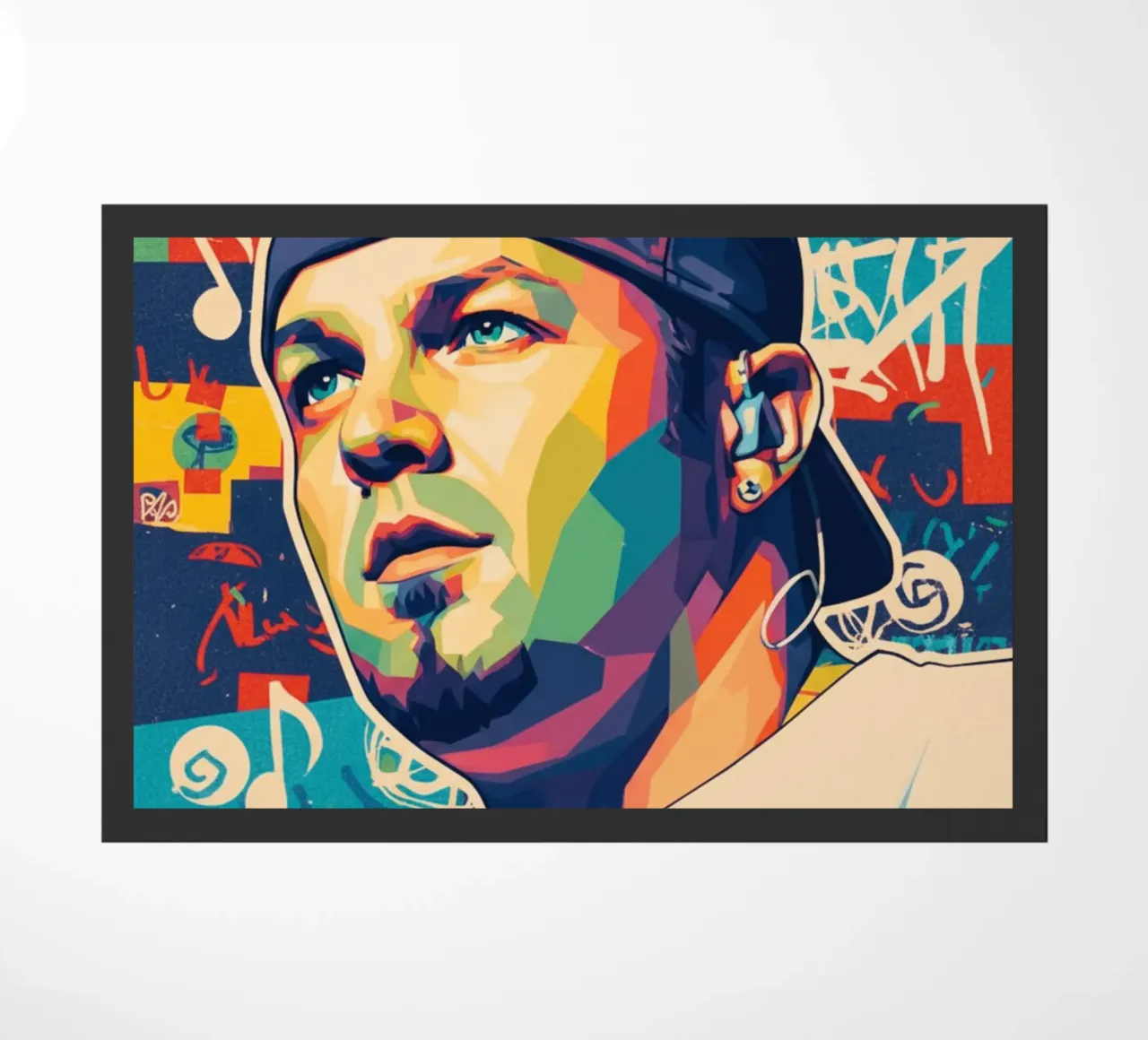 Fred Durst Limp Bizkit pop art zerbino da Hantamrata