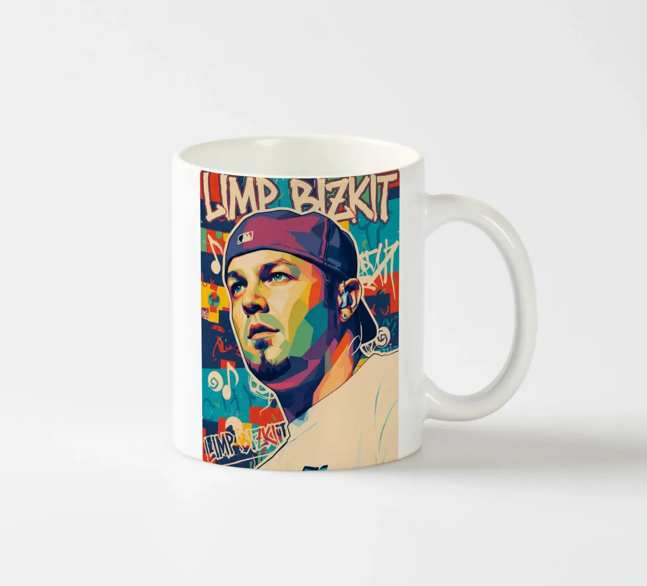 Fred Durst Limp Bizkit pop art tazza in ceramica da Hantamrata