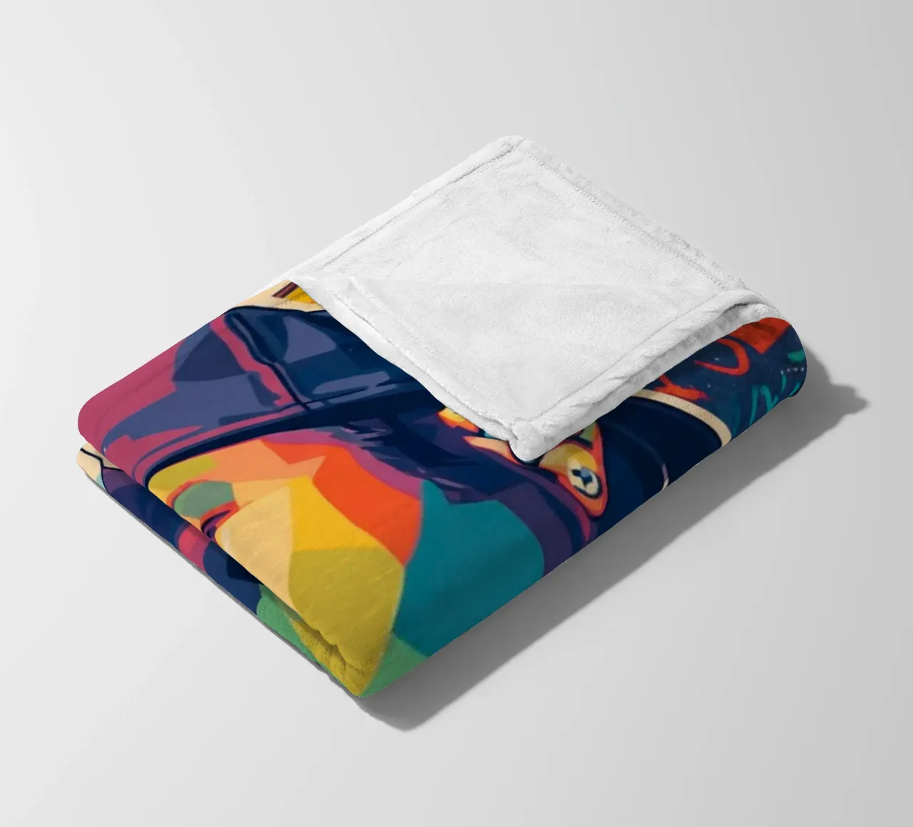 Fred Durst Limp Bizkit pop art coperta in pile da Hantamrata