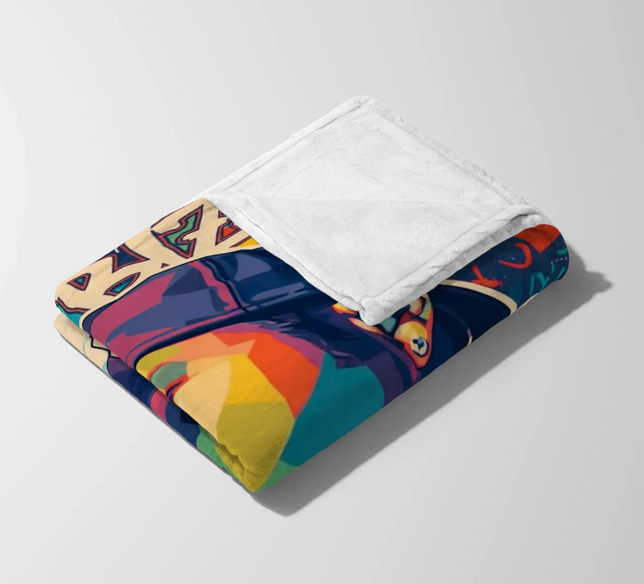 Fred Durst Limp Bizkit pop art coperta in pile da Hantamrata
