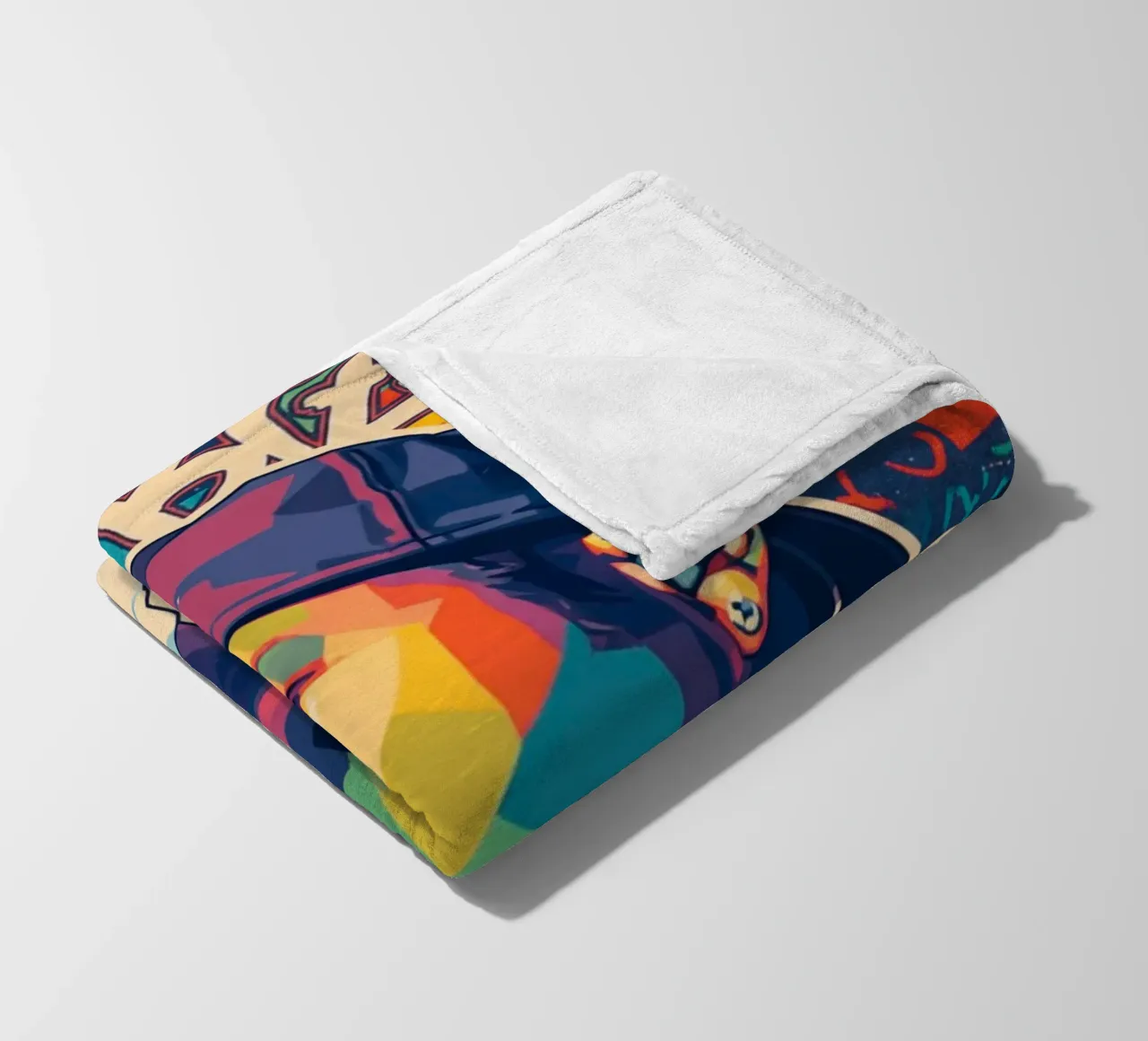 Fred Durst Limp Bizkit pop art coperta in pile da Hantamrata