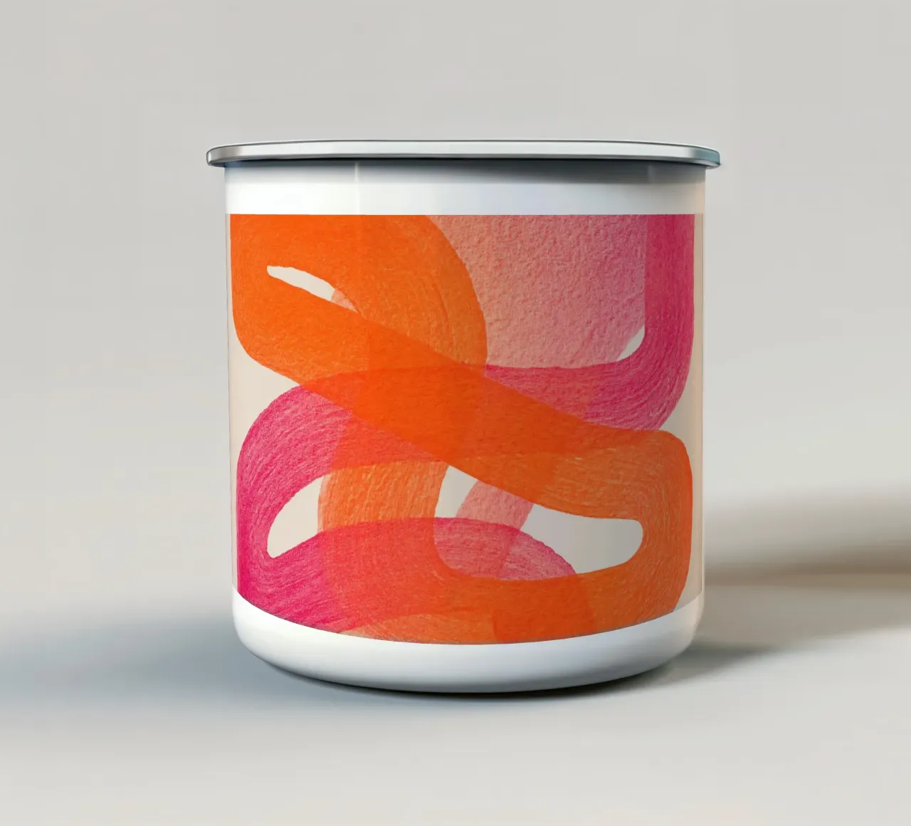 Ampi archi di colore tazza in smalto da Carinaprint