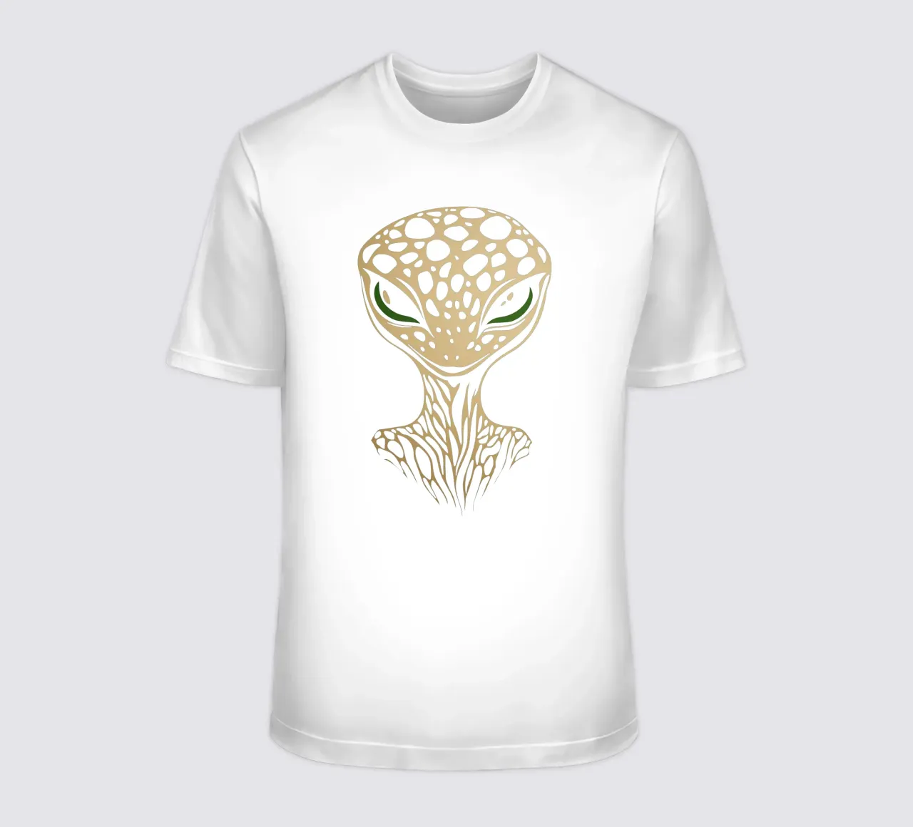 Un simpatico ritratto di alieno t-shirt da Autofocus