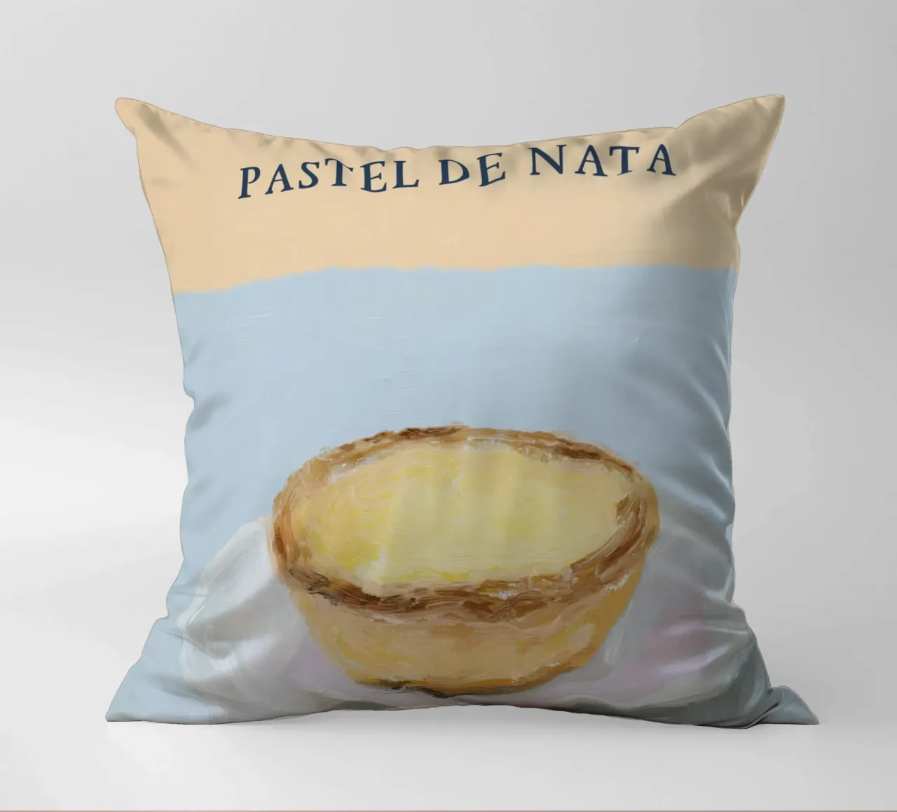 Pastel de nata portoghese cuscino da Carinaprint