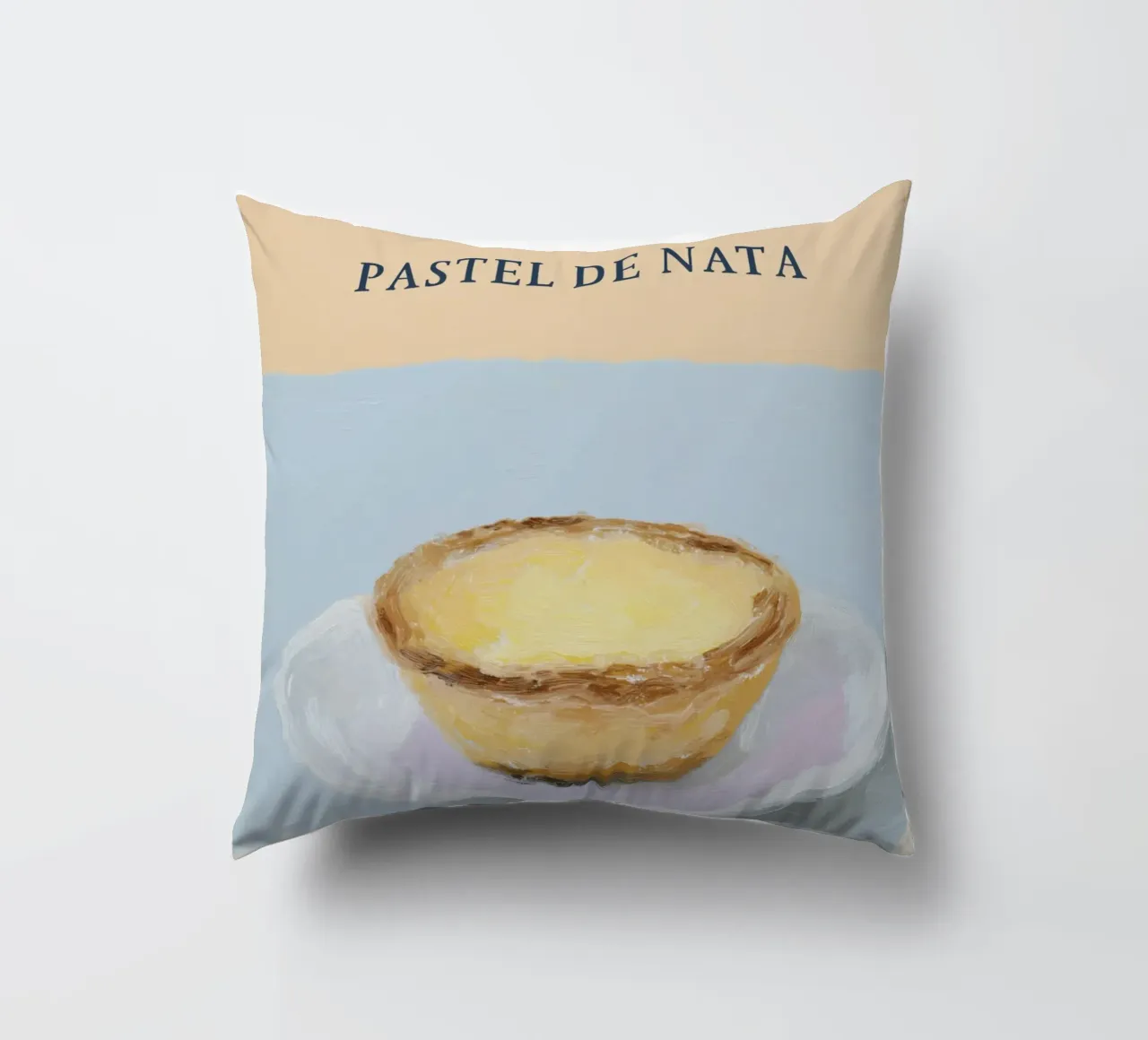 Pastel de nata portoghese cuscino da Carinaprint