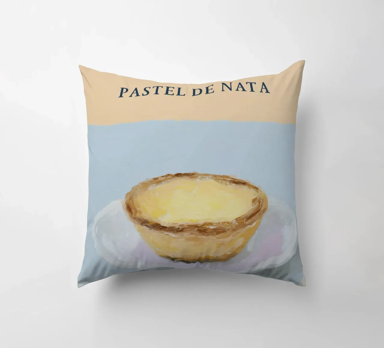 Pastel de nata portoghese cuscino da Carinaprint