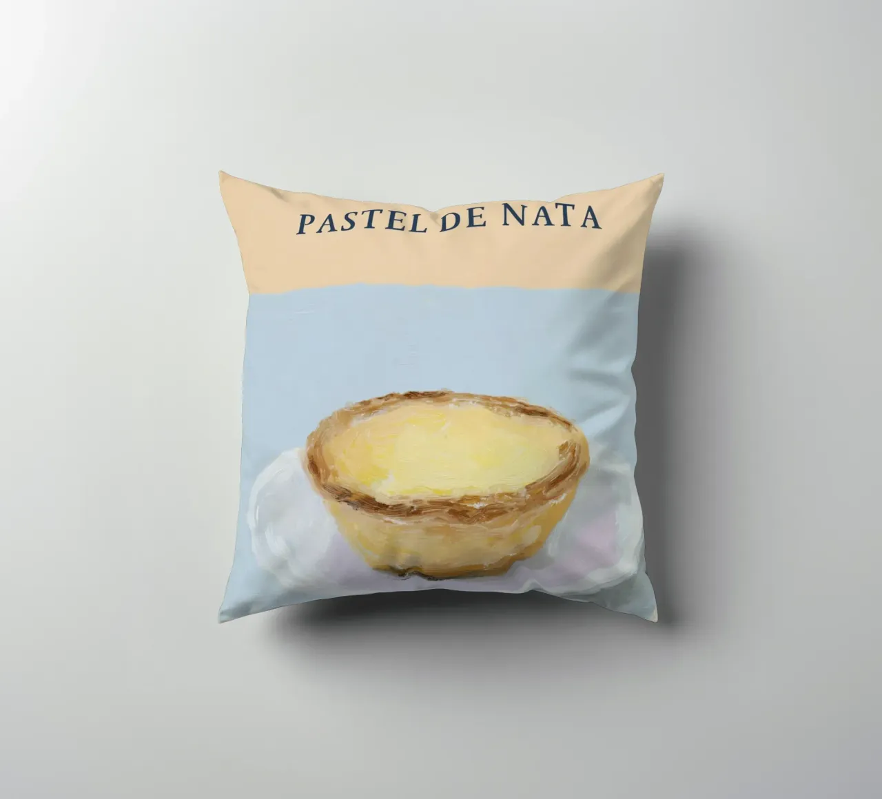 Pastel de nata portoghese cuscino da Carinaprint