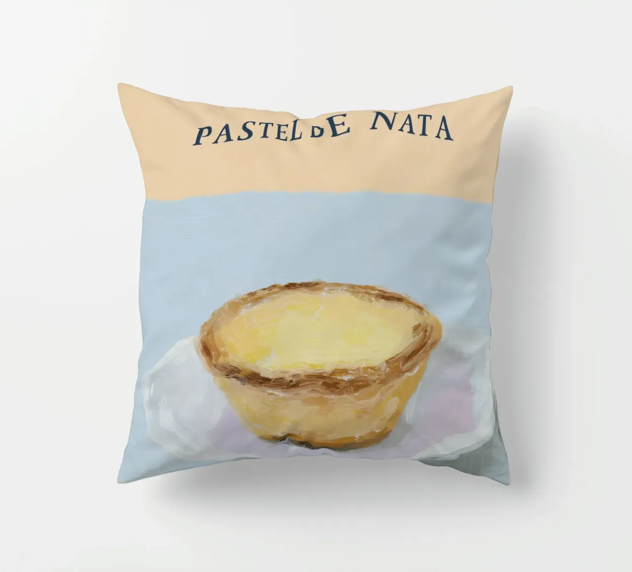 Pastel de nata portoghese cuscino da Carinaprint
