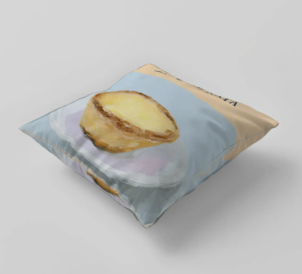 Pastel de nata portoghese cuscino da Carinaprint