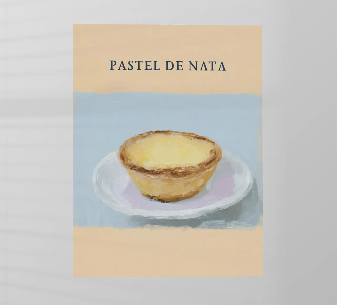 Pastel de nata portoghese pellicola backlit da Carinaprint