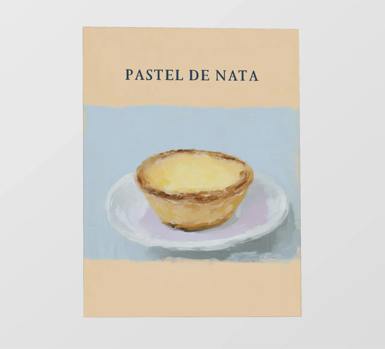 Pastel de nata portoghese pellicola backlit da Carinaprint