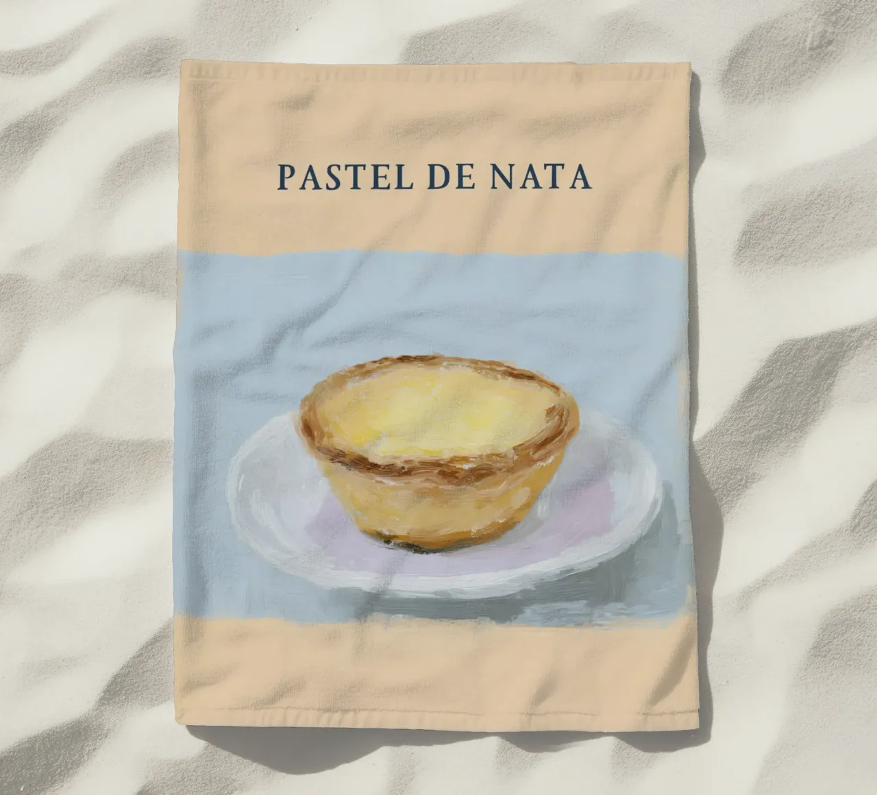 Pastel de nata portoghese telo mare da Carinaprint
