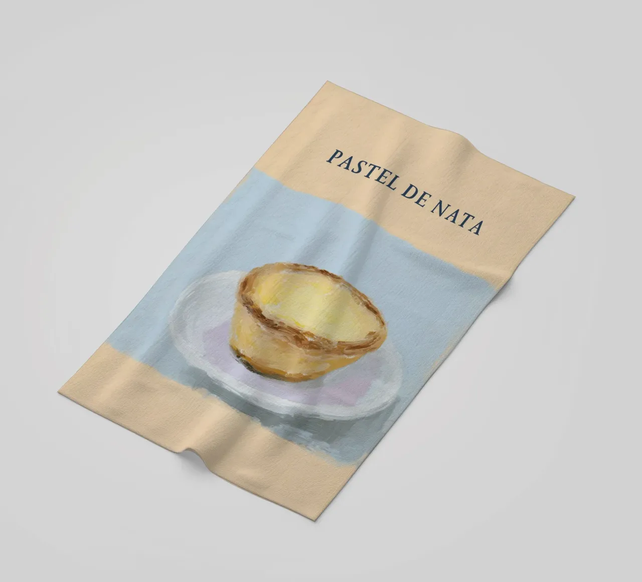 Pastel de nata portoghese telo mare da Carinaprint
