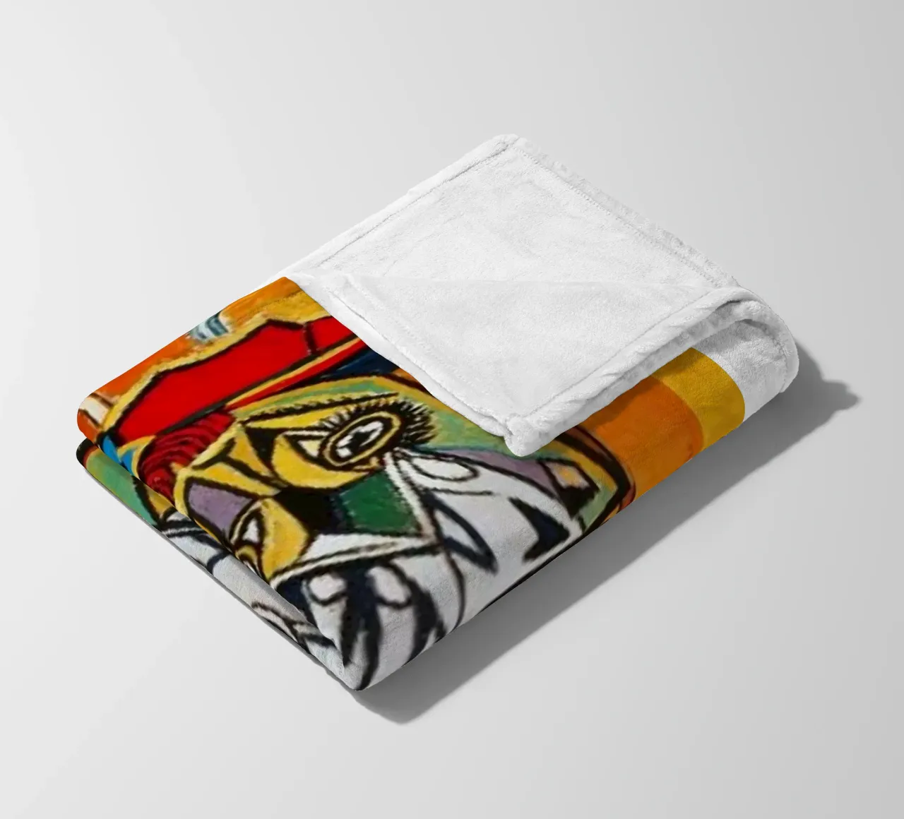 donna triste pablo picasso coperta in pile da eternal nino