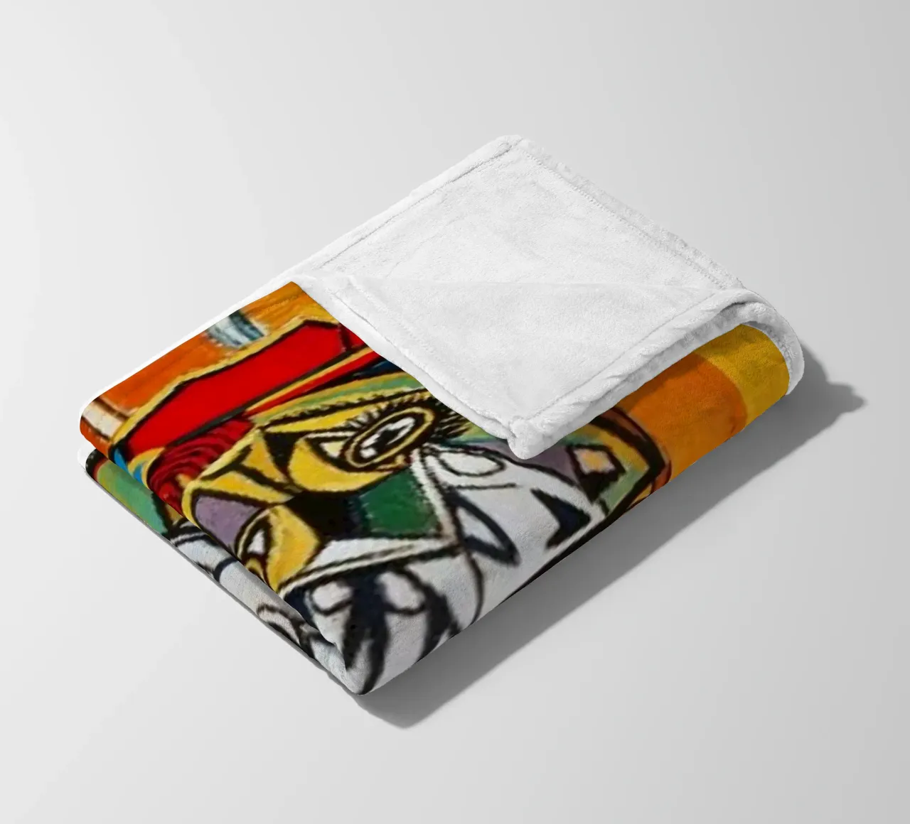 donna triste pablo picasso coperta in pile da eternal nino