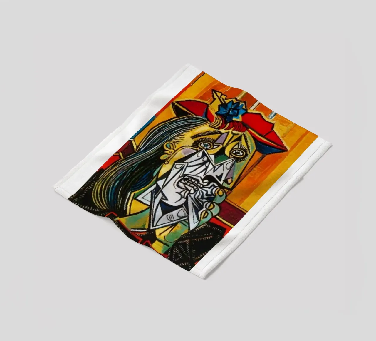 donna triste pablo picasso coperta in pile da eternal nino