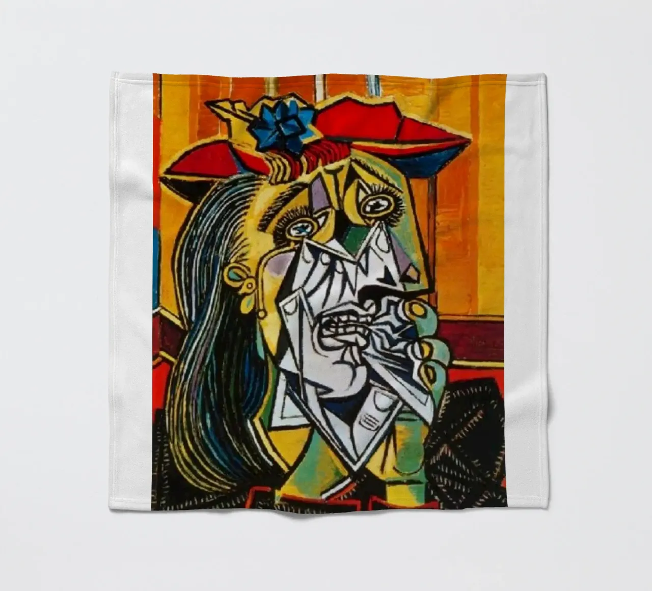 donna triste pablo picasso coperta in pile da eternal nino