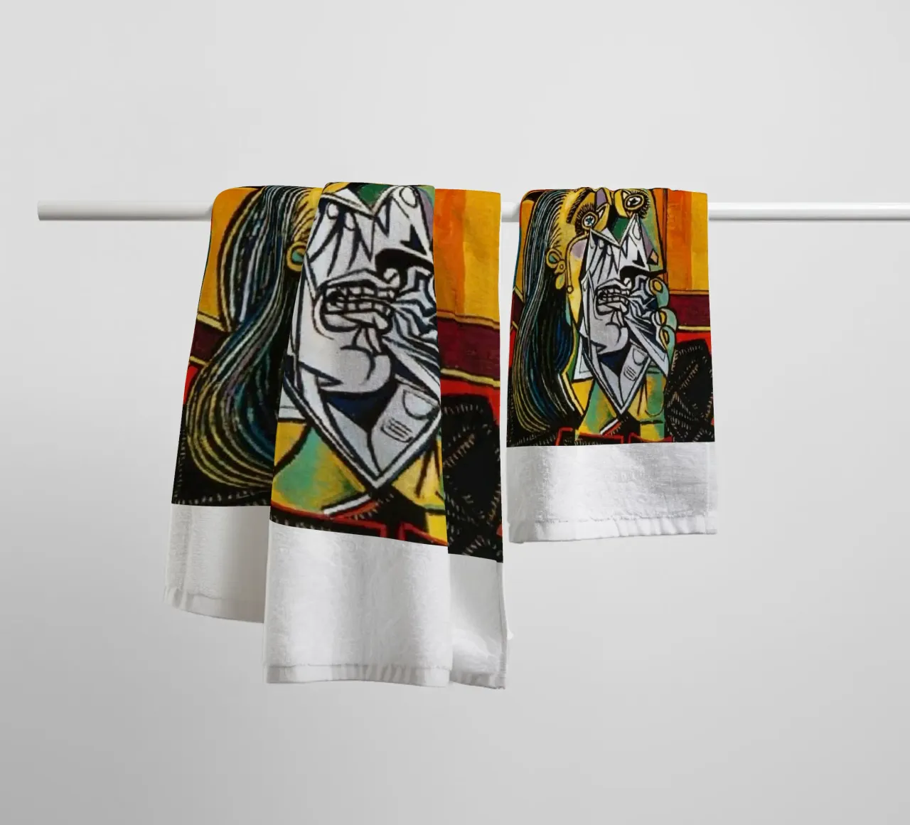 donna triste pablo picasso asciugamano da bagno da eternal nino
