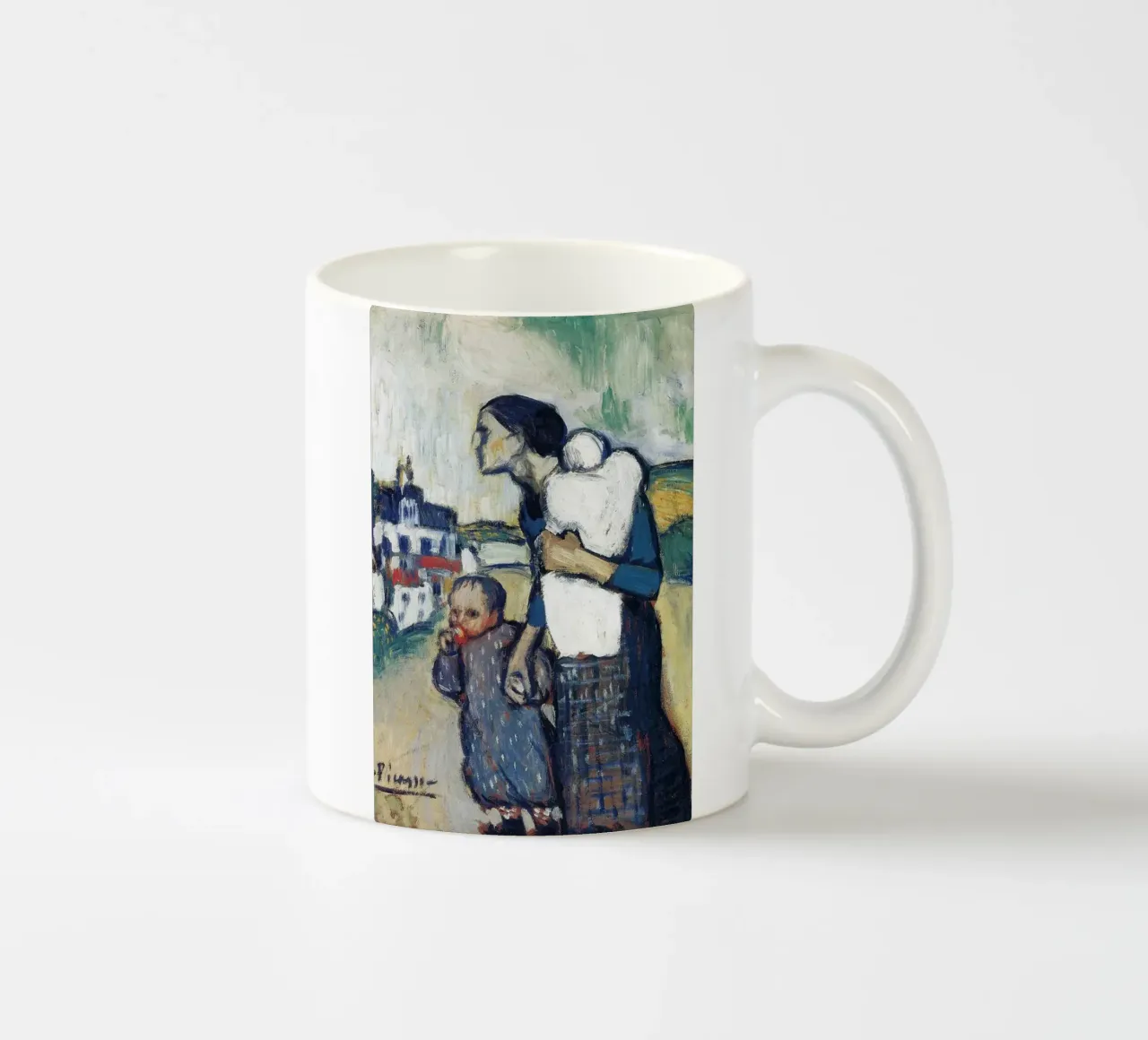 il viaggio di una madre e due figli tazza in ceramica da eternal nino