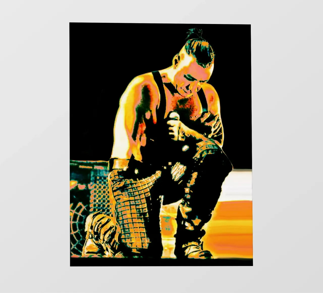 Till Lindemann arte pellicola backlit da Lembayung art