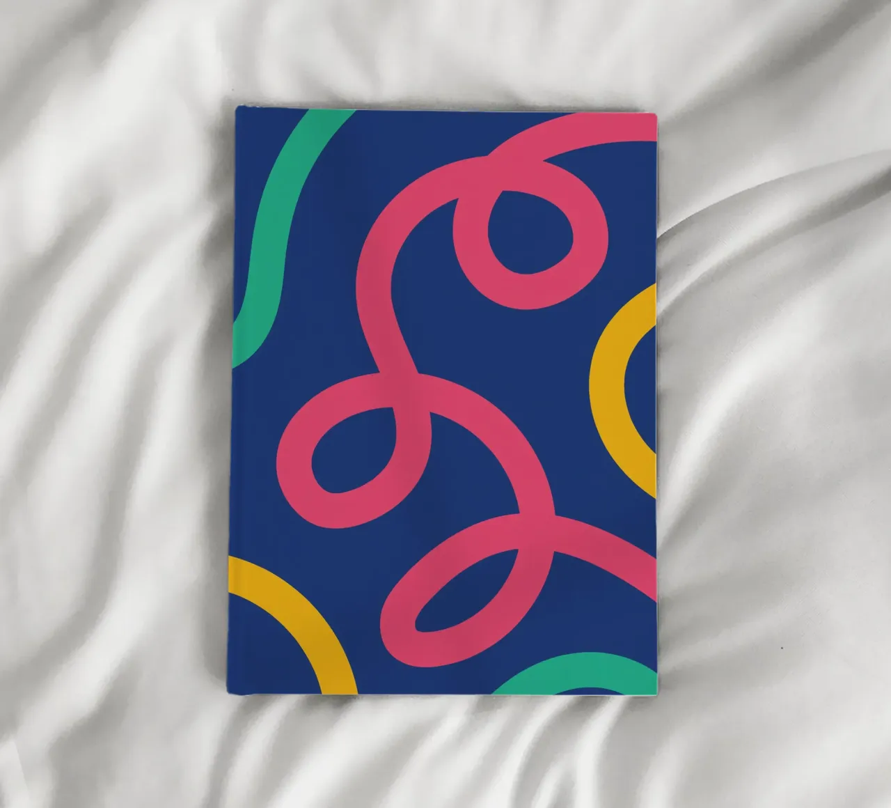 Line curl colorful notebook by galihstudio