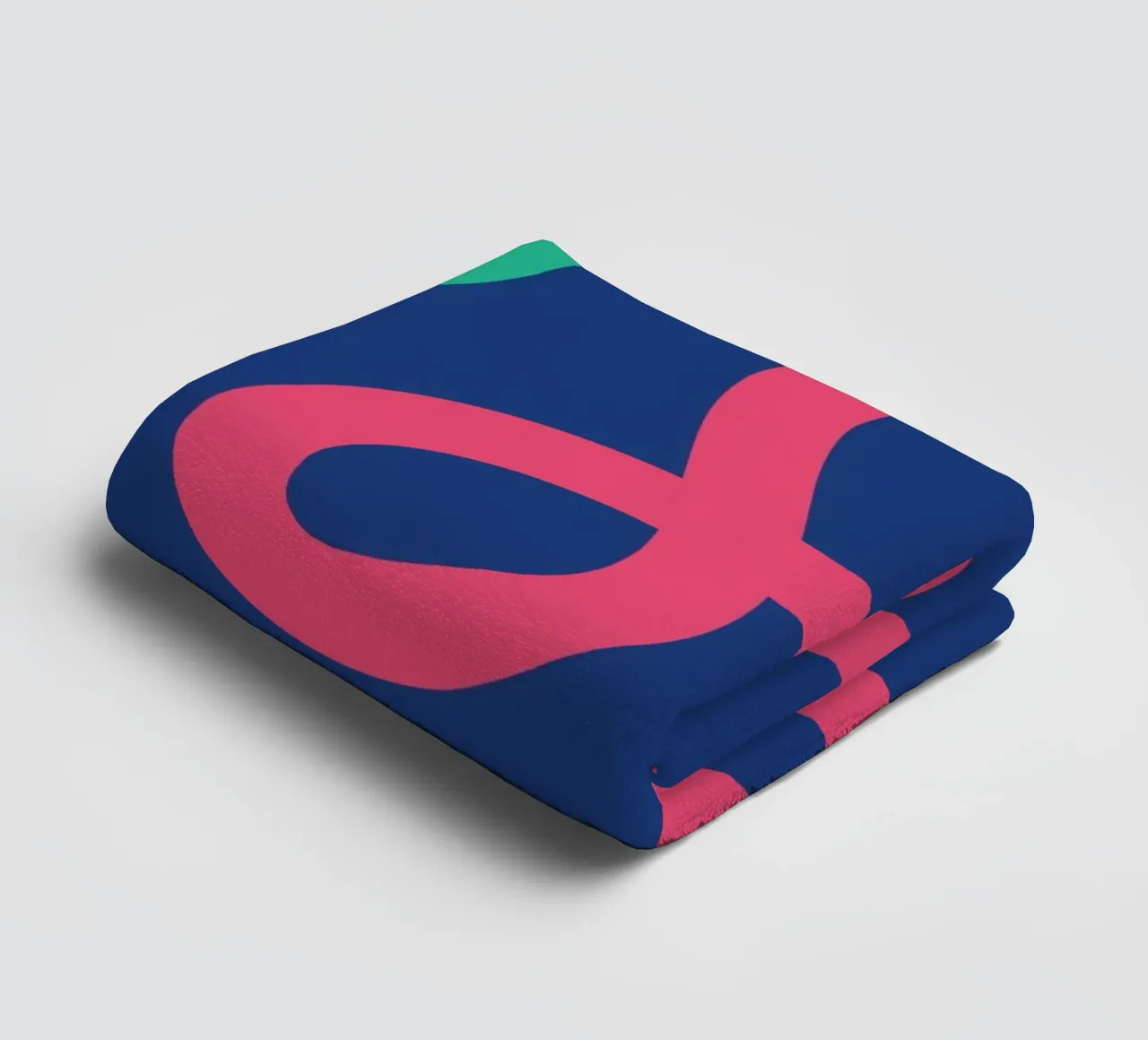Linea arricciata colorata asciugamano da bagno da galihstudio