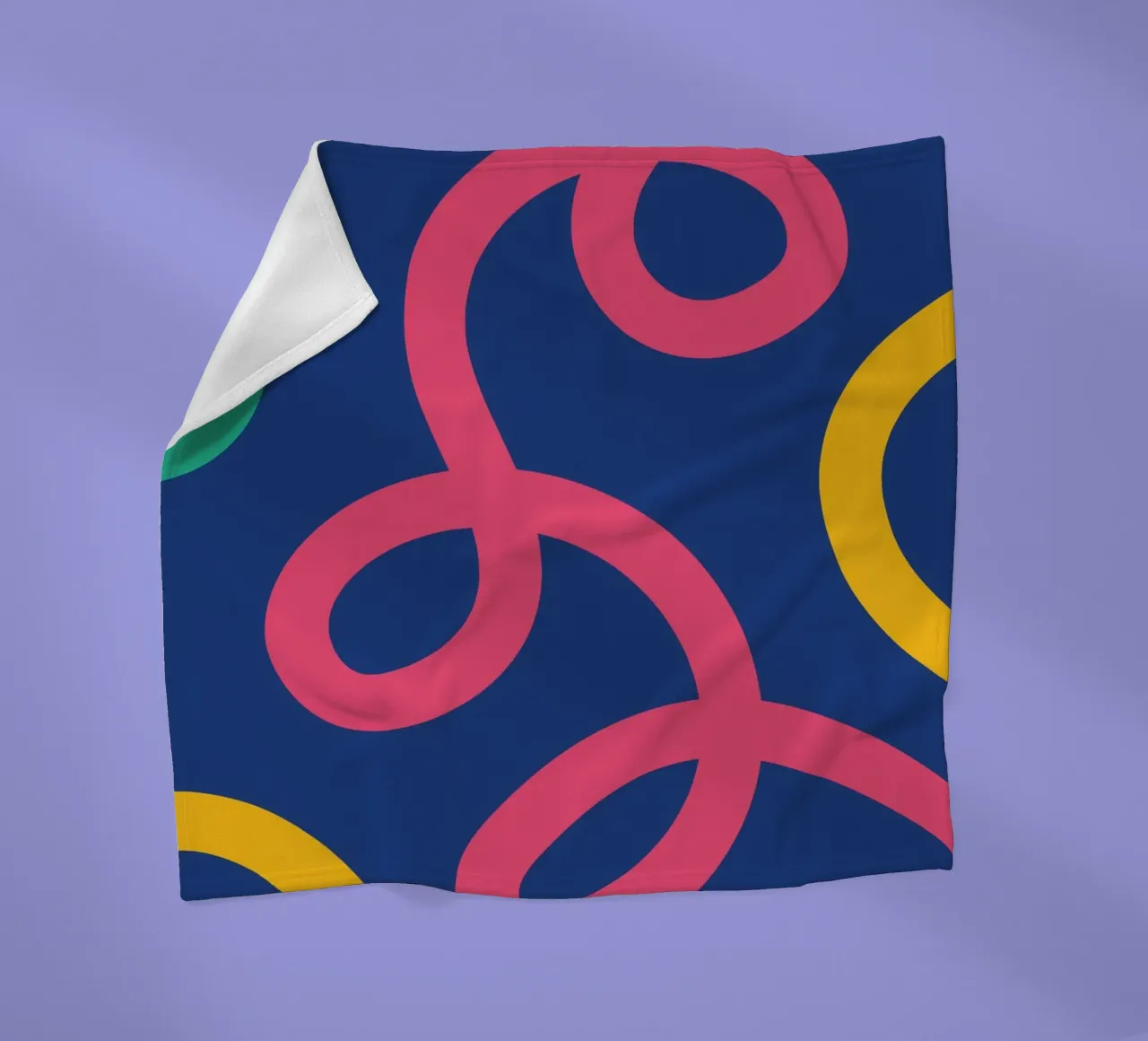 Linea arricciata colorata coperta in pile da galihstudio