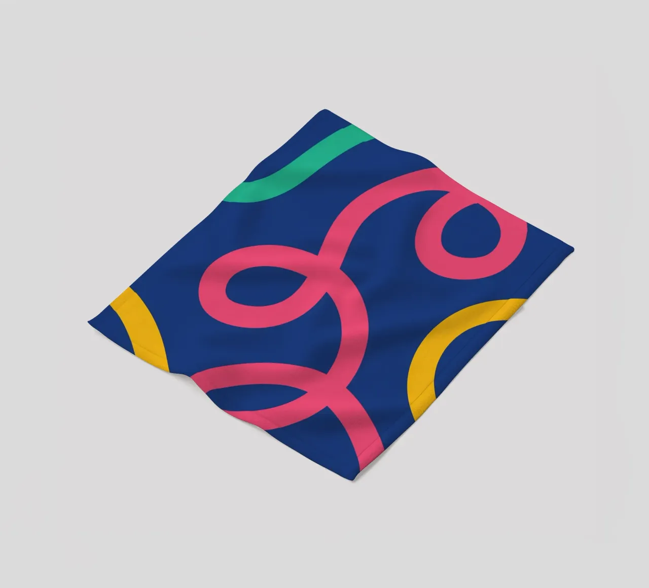 Linea arricciata colorata coperta in pile da galihstudio