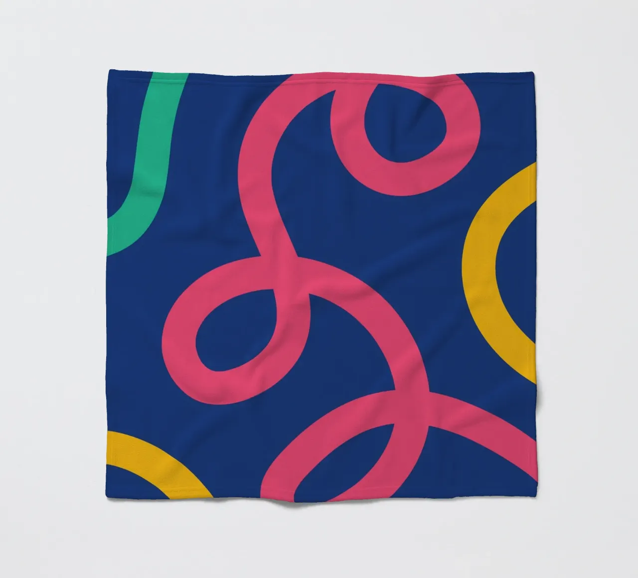 Linea arricciata colorata coperta in pile da galihstudio