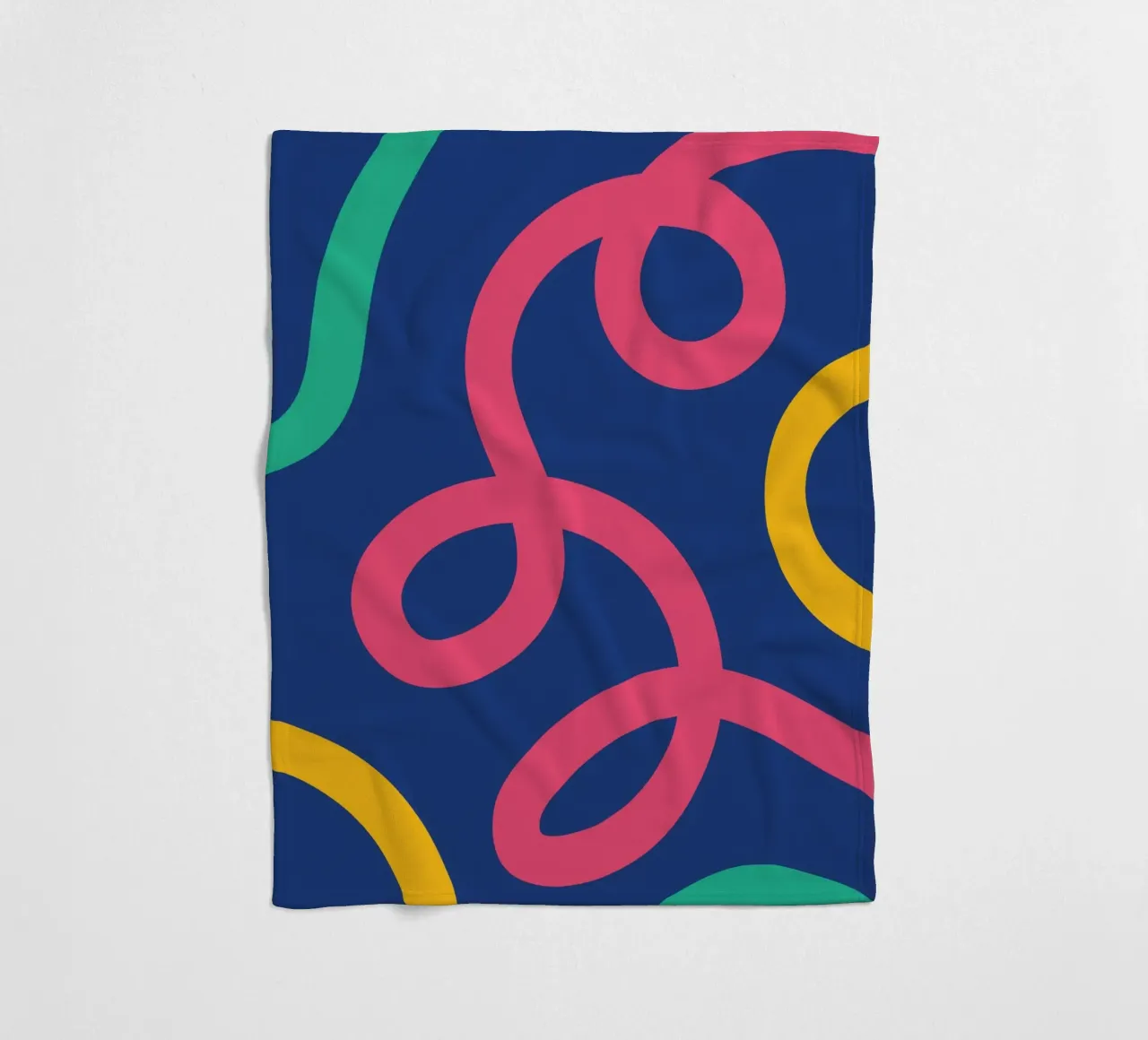 Linea arricciata colorata coperta in pile da galihstudio