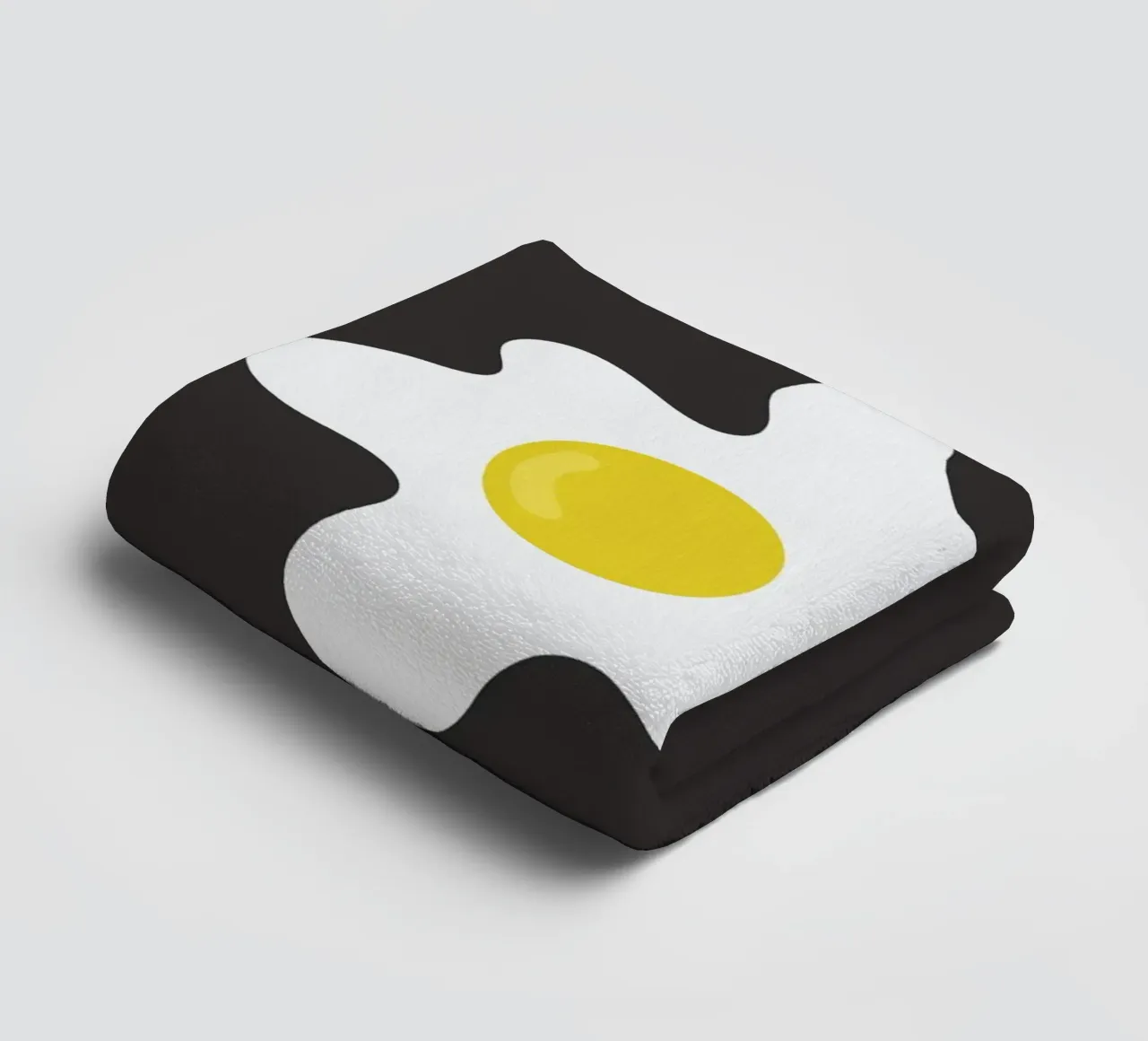Omelette a due uova asciugamano da bagno da galihstudio