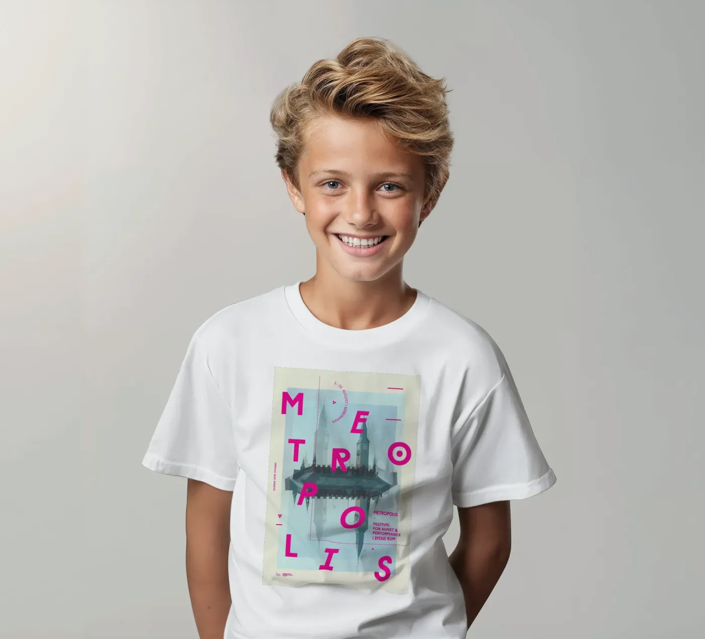 Metropolis1 t-shirt bambini da Andreas Jarner